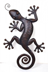 Metal Gecko Wall Art