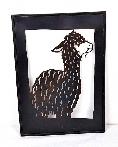 Decorative Wrought Iron Metal Laser cutting Wall Plaque