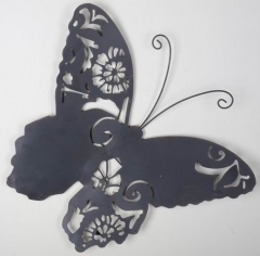 Metal Laser cutting Butterfly Wall Art