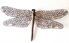 Metal Dragonfly Wall Art