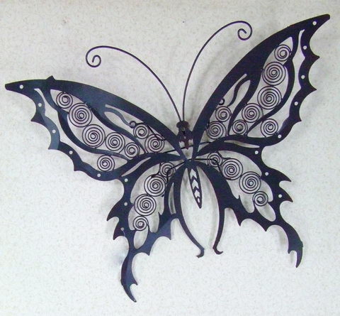 Metal Butterfly Wall Art