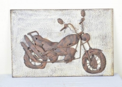 Decorative Wrought Iron Metal Wall Plaque