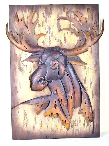 Decorative Wrought Iron Metal Wall Plaque