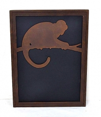 Decorative Wrought Iron Metal Laser cutting Wall Plaque