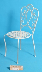 Decorative Rustic Wrought Iron Metal Outdoor Patio. CHAIR