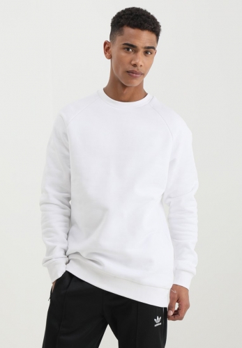 New hot men's cotton round neck solid color embroidery sweater