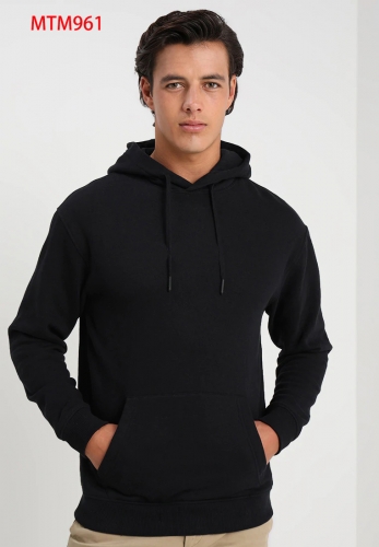 2019 new fashion casual sports cotton men's hooded sweater