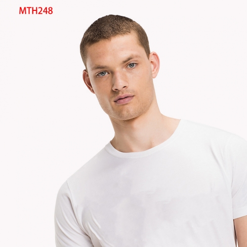 Men Cotton Crewneck Tee-MTH248