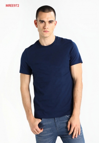 Fashion casual sports cotton round neck classic print men's T-shirt