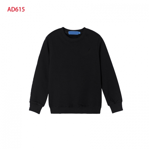 Fashion casual sports classic embroidered cotton round neck pullover sweater