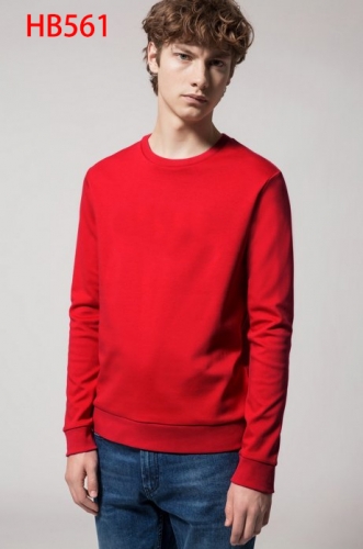 2018 fashion casual sports men's cotton round neck sweater