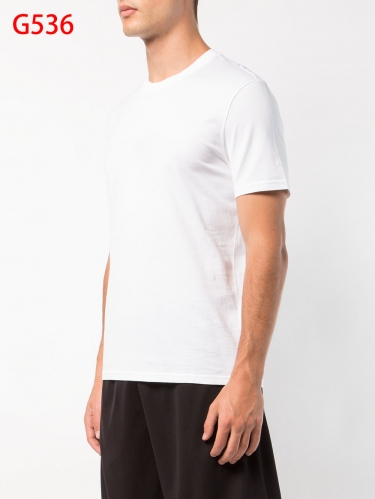 Fashion casual sports men's cotton round neck T-shirt