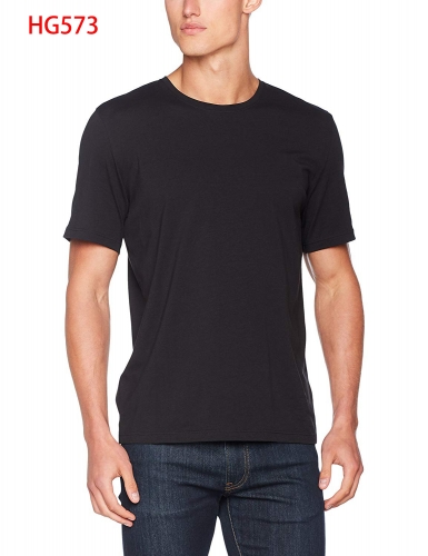 2018 new fashion casual sports men's cotton round neck T-shirt
