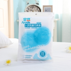 Hot Sell White Soft Anti-dirty Non-Woven Travel Use Disposable Bed Sheet