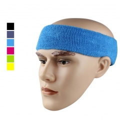 Sports color cotton headband sweatbands