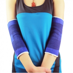 Knitted compression elbow guard