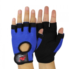 Polyester Fiber Weight Lifting Half Finger Sport Gloves