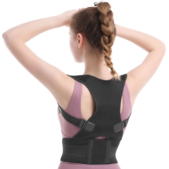 Adjustable Back Support Corrector Posture Full Back Brace Clavicle Support Brace