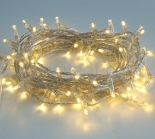 Outdoor LED String Lights 100L Connectable Clear PVC Cable