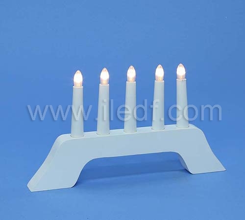 Battery Led Candlesticks With 5 Warm White LEDs