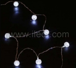 IP20 Indoor Battery Metal Ball Fairy Light  10Warm White LEDs