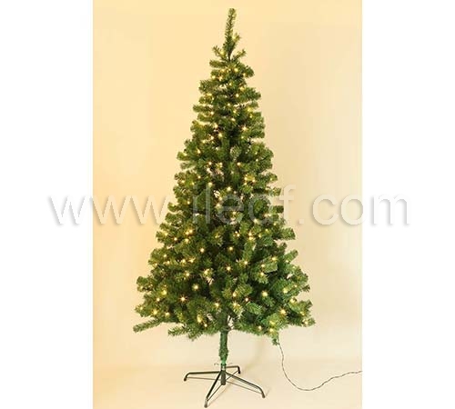 IP44 Outdoor Pre Lit Christmas Tree  210cm