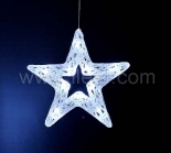 38cm Acrylic Star hanging light With 20 White LEDs