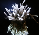 Outdoor LED String,White LED,Black PVC Cable