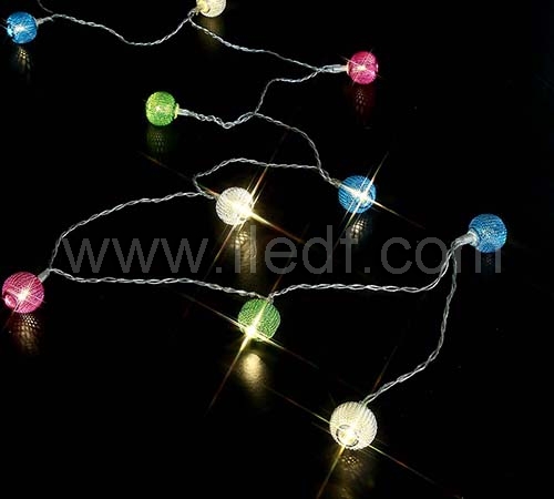 IP20 Indoor Battery Multi Color Globule Fairy Light