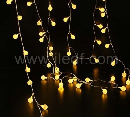 Outdoor Transformer Plastic Berry Fairy Lights With Warm White LEDs