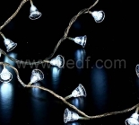 Outdoor Acrylic Bell Fairy Lights    White LEDs