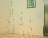 LED Battery Copper Wire Motif Light , IP20 Indoor tower Light