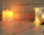 IP20 Indoor LED Battery Copper Wire Fairy Light For Valentine