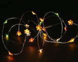 Copper Mico Naked Wire Battery Flower Fairy Lights