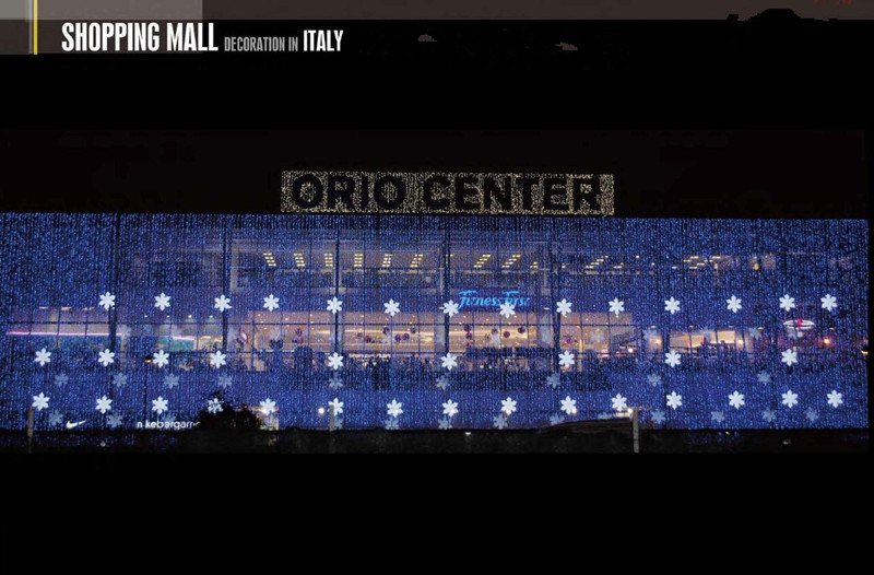 shopping mall decoration in Italy