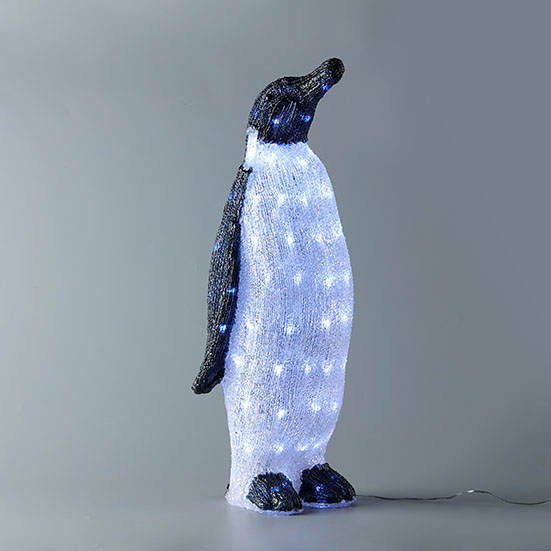 White LED Penguin Christmas Light