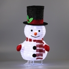 Snowman with Top Hat, Scarves Christmas Light