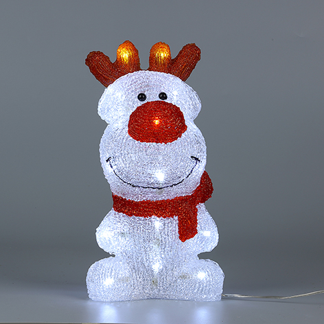 Reindeer With Red Scarf LED Christmas Light