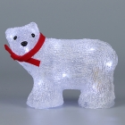 polar bear with Red Scarves Christmas Light