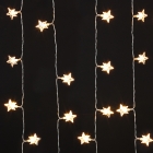 Warm White Star Window Curtain Christmas Lights