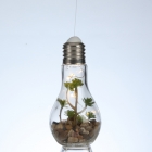Hanging Glass Bottle , Copper Wire Garden Lights