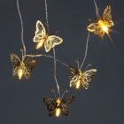Butterfly Of Metal 8 lED String Lights