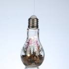 Hanging Glass Bottle , Copper Wire Garden Lights