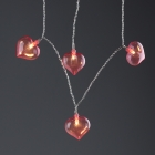 Plastic Material Heart , 8 Led Lights