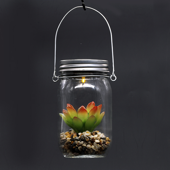 Solar Glass Bottle 1 Led Garden Lights