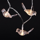 Acrylic Birds 10 LED String Lights