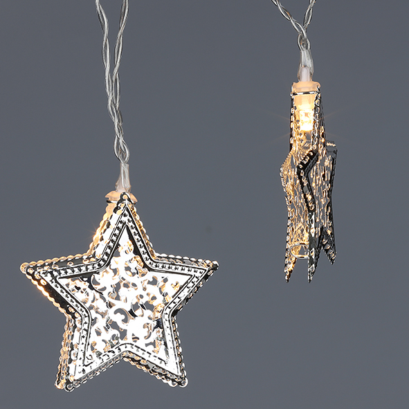 Iron Art Metal Star LED String Light