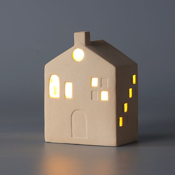 Ceramic Houses Christmas Lights, E040602
