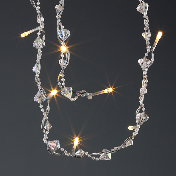 Diamond & Pearl Motif Led String Lights