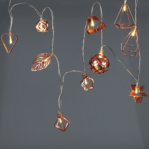 Led Iron Art Metal Christmas String Lights